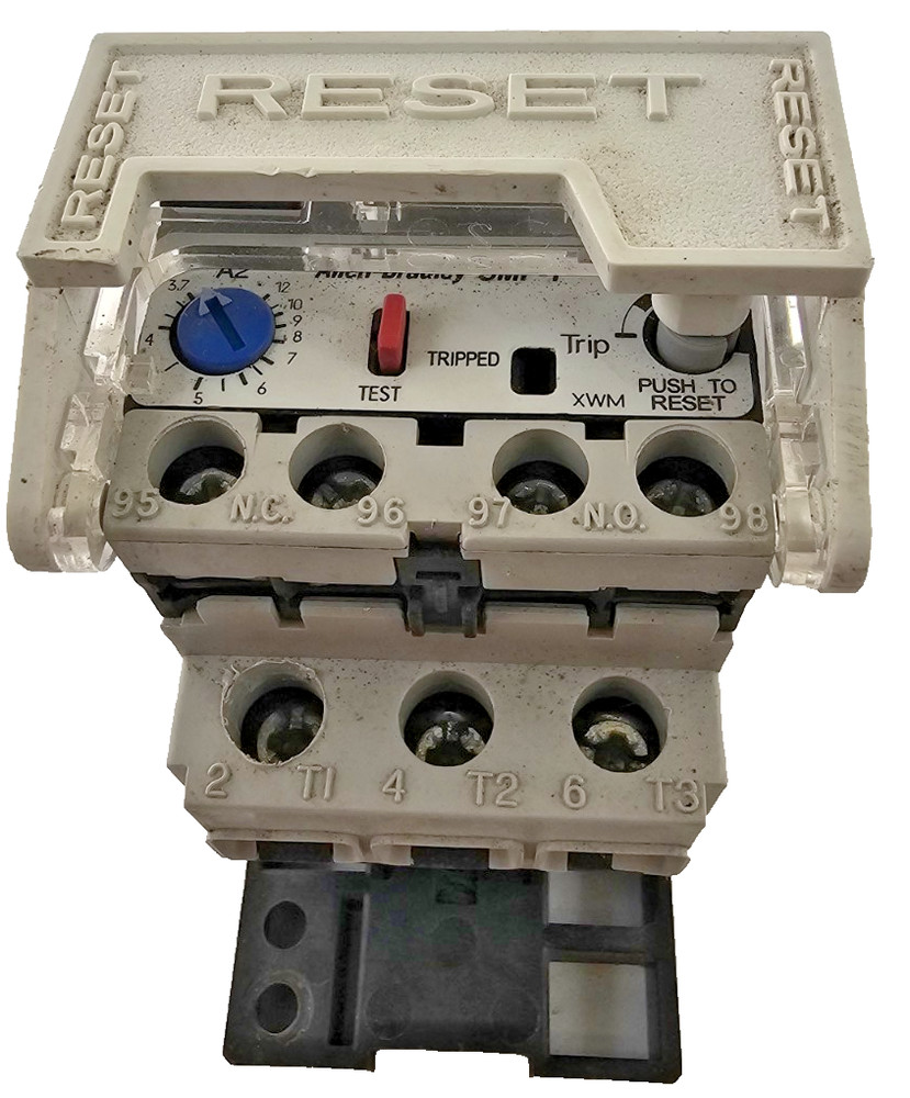 ALLEN BRADLEY 592P-A2FT Overload Relay Series A 3.7-12A SIze 00 Panel Mount