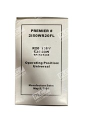 Premier 2I50WR20FL R20 130V E26 50W Brass Base Reflector Lamp 50R20FL
