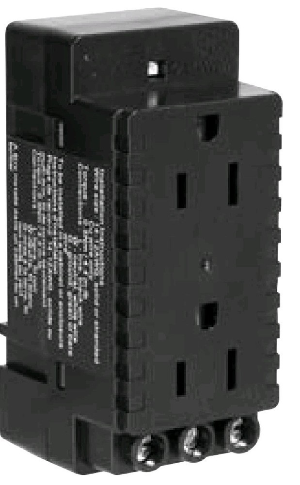 Weidmuller 6720005430 15A 120V Din-rail mount duplex receptacle w/LED indcatr
