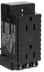 Weidmuller 6720005430 15A 120V Din-rail mount duplex receptacle w/LED indcatr