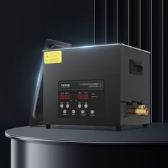 VEVOR 10L Ultrasonic Cleaner Cleaning Machine with Basket Heater and Timer 240W