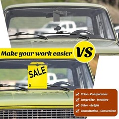 100 Pack Sale Tags Car Dealer Mirror Hang Tags 8.5 x 11.5 Inches Sale Price Tags