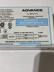 Advance IntelliVolt UV Germicidal Ballast (IUV-2S60-M4-LD)
