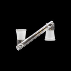 18mm Female to 18mm Female Side Drop Down Extender Glass Adapter