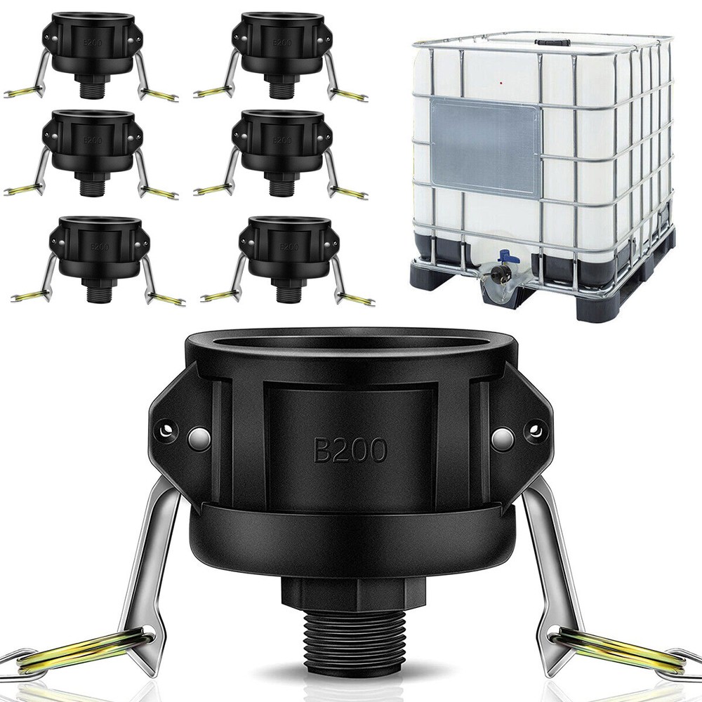 275 330 Gallon IBC Tote Tank Drain Adapter 2″ Garden Water Hose Faucet Tool 3/4″