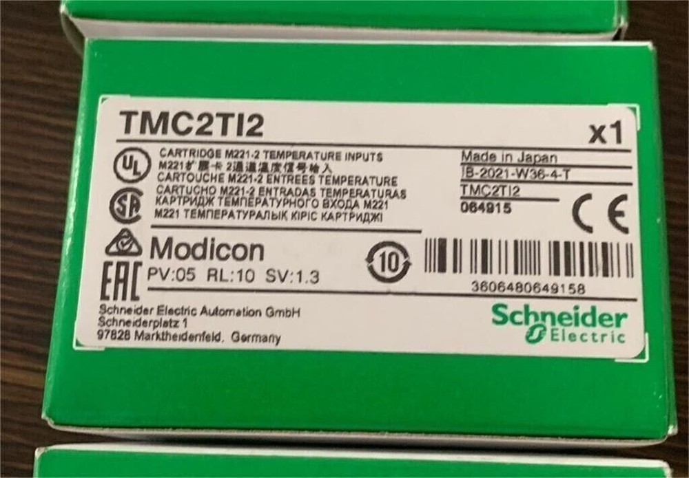 1PC Schneider Modicon TMC2TI2 cartridge M221 PLC – analog 2x Temperature