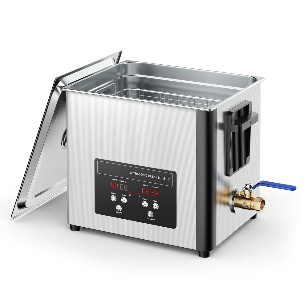 Uimoso 10L Ultrasonic Cleaner with Digital Timer & Heater Jewelry Cleaner 180W