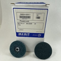 Merit Powerlock QC Type 2 Very Fine 08834162911 3″ Diameter Qty (25) Per Box