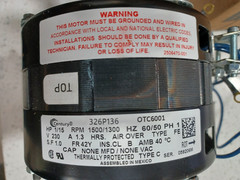NEW CENTURY MOTOR OTC6001 1/15hp 1500/1300 rpm 42Y 230V Shaft 1/2″x.3×2.8″ flat
