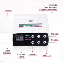 Dental Electric LED Brushless Micro Motor 1:5 Increasing Handpiece 3 Speed Range