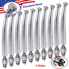 YABANGBANG Dental High Speed Handpiece with 4 Holes Quick Coupler 360° Swivel