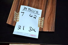 Pau Ferro Raw Wood Veneer Sheet 7 x 62 inches 1/42nd 3K4667-26