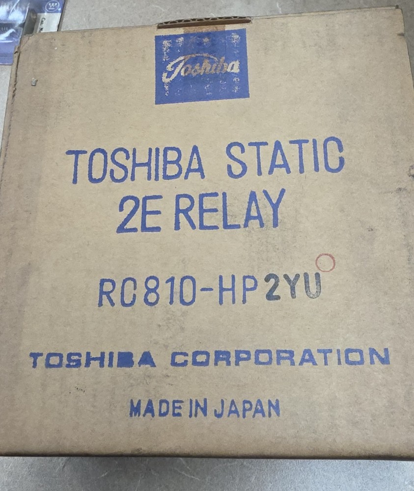 Toshiba RC810-HP2YU Static 2E Relay AC100~120/200~240V~50/60Hz