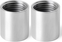 10PCS 304 Stainless Steel Cast Pipe Fitting, Coupling, 1/2″ X 1/2″ NPT Female Th