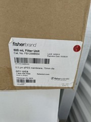 Fisher Scientific FB12566504 Fisherbrand 500 mL Filter Unit 0.2 µm aPES 12/case