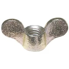 Zoro Select 0-De-755C87- Wing Nut, 5/16″-18, Steel, Zinc Plated, 0.656 In Ht,,