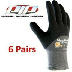 6- 34-875 MaxiFlex Ultimate Foam Grip Nitrile Palm Coated PROTECTIVE WORK GLOVES