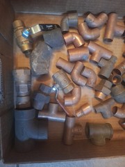 Over 20 Pounds NOS Copper Plumbing Fittings 1/2 &3/4