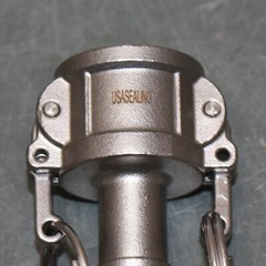 (2) USA Sealing Cam And Groove Fitting BULK-CGF-287, 1/2″ Coupler Type C, 304 SS