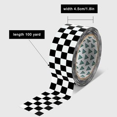 Checkered Flag Packing Tape – 100 Yards