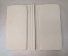 Jewelry Countertop Presentation Pad Chrome Platinum & Novasuede Light Grey