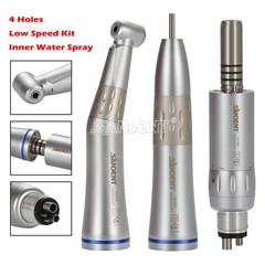 1:1 Dental Low Speed Contra Angle &Air Motor 4 Hole Inner Internal Spray