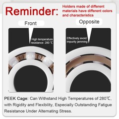 ZrO2 Zirconia Full Ceramic Ball Bearing Miniature Bearings Various Sizes