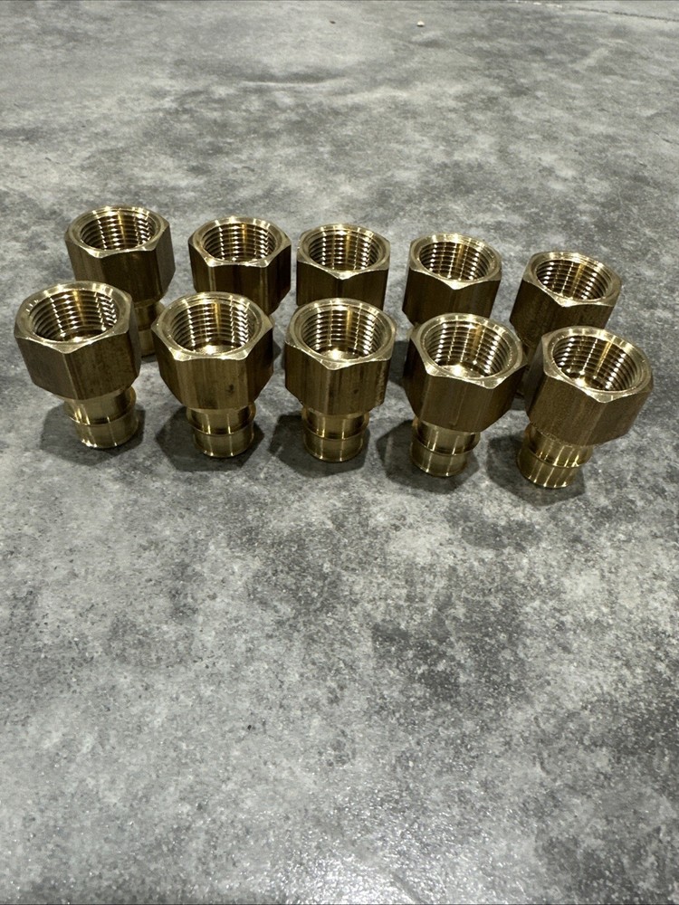 Lot Of 10 3/4″ PEX A X 3/4″ FEMALE NPT EXPANSION ADAPTER F1960