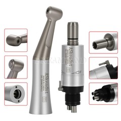 Dental E-Generator LED High Speed+Low Speed kit contra angle Handpiece KIT 4Hole