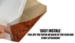 Mahogany Vinyl Wrap -Self Adhesive Film 12 x 60 Inch Glossy Wood Grain Decal …