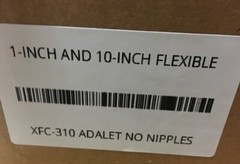 XFC-310 ADALET NO NIPPLES 1-INCH AND 10-INCH FLEXIBLE LENGTH FORGED BRASS