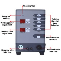 Jewelry Spot Welder Repair Tool Automatic Pulse Argon CNC Spot Welding Machine