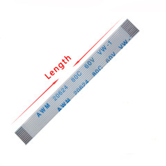 18-Pin 18P FFC/FPC Flexible Flat Cable Pitch 1.0mm 80C 60V VW-1 50-3000mm W:19mm