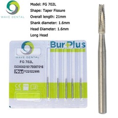 Wave Dental Carbide Bur FG High Speed 169L 699 701 701L Long Shank Friction Grip