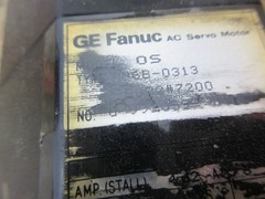 FANUC AC SERVO MOTOR MODEL OS A06B-0313-B002 8-892922