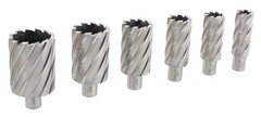 Steel Dragon Tools® 7PC HSS Annular Cutter Kit Depth 2″ Large Sizes 1″-2″ 1 Pin
