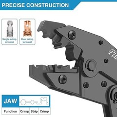 Crimping Tool for Spark Plug Ignition Wire, 8.5mm Ratchet Spark Plug Wi