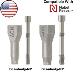 US Dental CAD/CAM Implant Scan Body Analog fits Nobel Biocare Hiossen Straumann