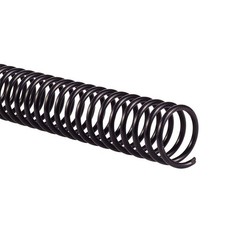 GBC Binding Spines/Spirals/Coils, 16mm, 125 100 Count (Pack of 1), Black