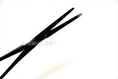 PREMIUM Kelly Hemostat Forceps 5.5″ STRAIGHT + CVD Black Fluoride Coated S.S