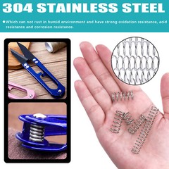 Compression Spring Various Size 0.4-2mm Diameter & 10mm Length Pressure Small