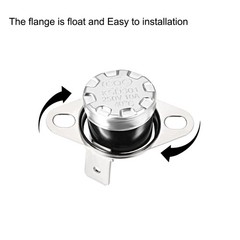 2 PCS 40°C/104°F 10A KSD301 Thermostat Temperature Switch Normally Open N.O