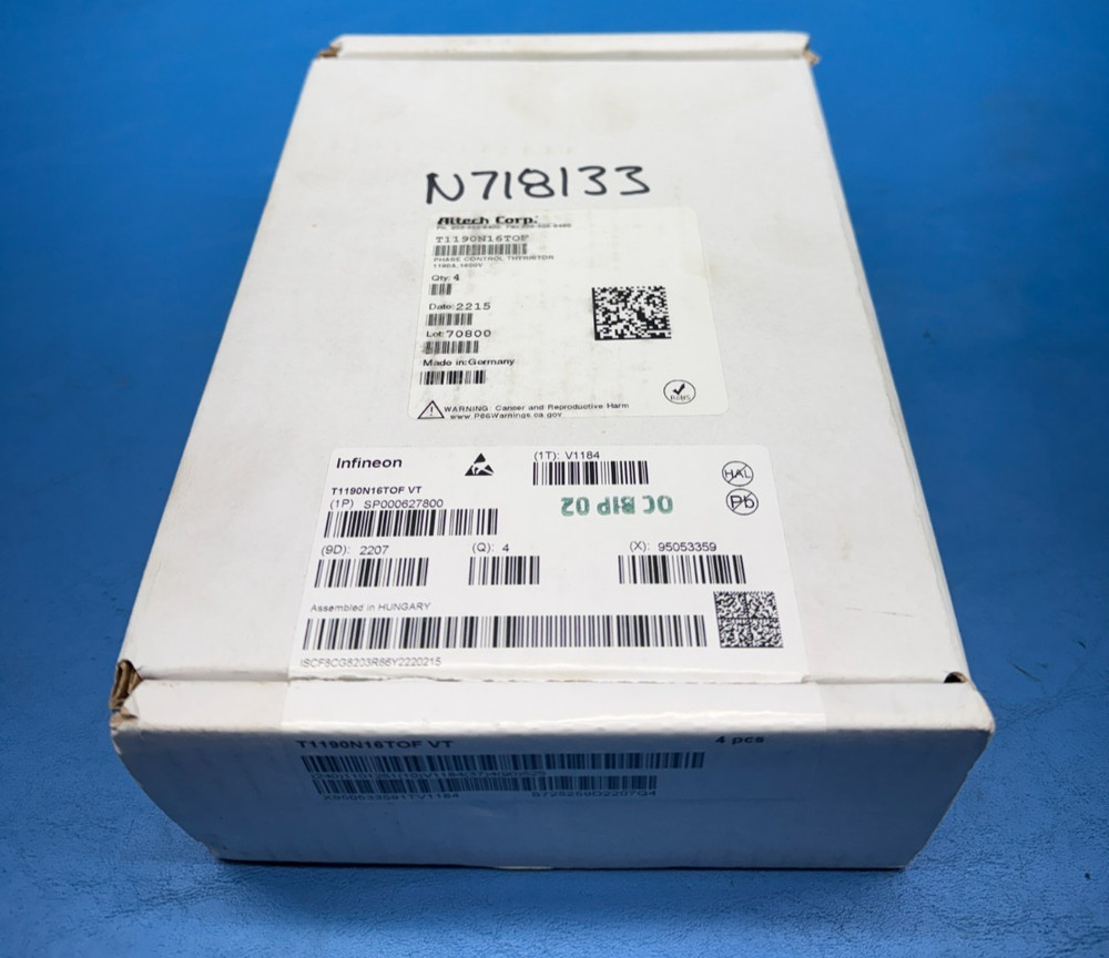 4-PACK – Infineon T1190N16TOF Altech Thyristor Discs
