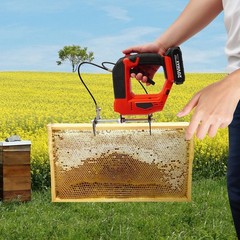 20V Cordless Electric Bee Remover Frame Shaker Handheld 2×2000mAh