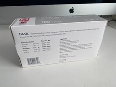 Basic Blue Vinyl Synmax Exam Gloves Latex-Free & Powder-Free S/M/L/XL-SIZE