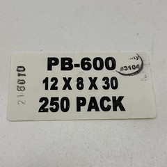 (500-Pack) Pitt Plastics 1.2 MIL Clear Poly Bags 12″ x 8″ x 30″ Deep/Long/Tall