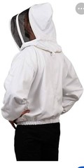 Humble Bee 311 Polycotton Beekeeping Jacket w/ Removable fencing veil Hood -5XL