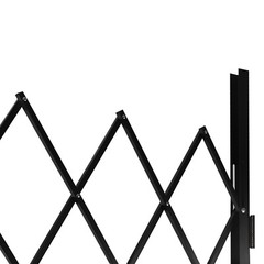 Single Folding Security Gate Folding Door Gate 7.22’H x 7.5’W Scissor Gate