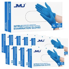 2000/case JMU Nitrile Gloves Disposable Medical Exam Ocean Blue Gloves XS/S/M/L
