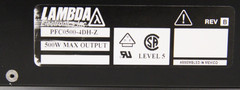 Lambda PFC0500-4DH-Z Switching Power Supply 115/230V